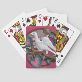 Baraja De Cartas Paloma blanca en rosado - Viñedo de Martha