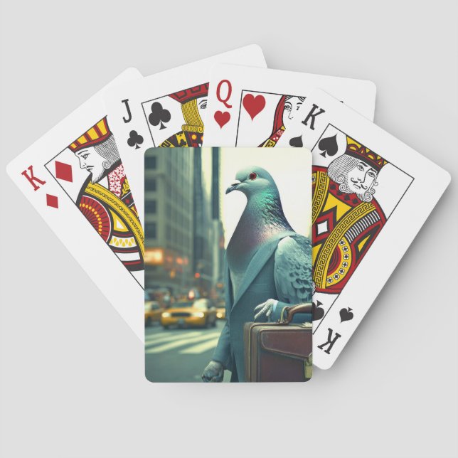 Baraja De Cartas Paloma De La Oficina (Reverso)