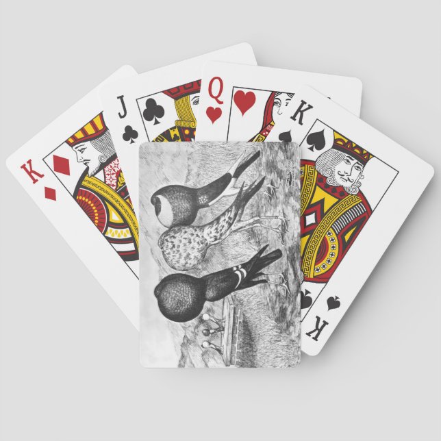Baraja De Cartas Palomas del Pouter de Brunner (Reverso)