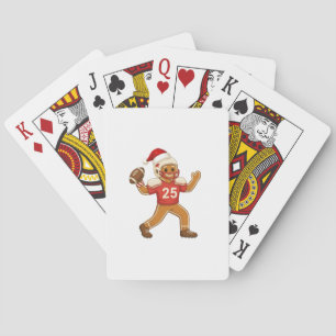 Baraja De Cartas Pan de Jengibre Fútbol Navidad 2026 Deportes Navid