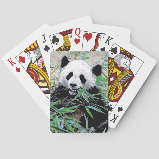 Baraja De Cartas Panda (Reverso)