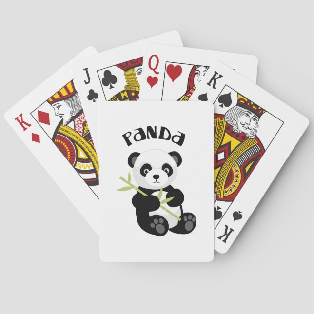Baraja De Cartas Panda (Reverso)