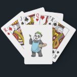 Baraja De Cartas Panda as Painter with Brush & Colour<br><div class="desc">This design is the perfect gift for a birthday,  Christmas and other celebrations. It is suitable for women,  men and kids.</div>