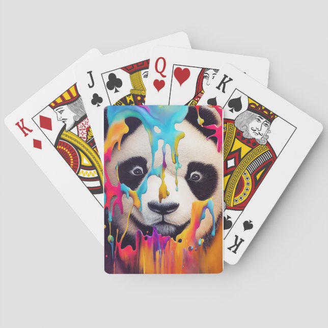 Baraja De Cartas Panda Bear Animal Discovery Adventure Nature (Reverso)