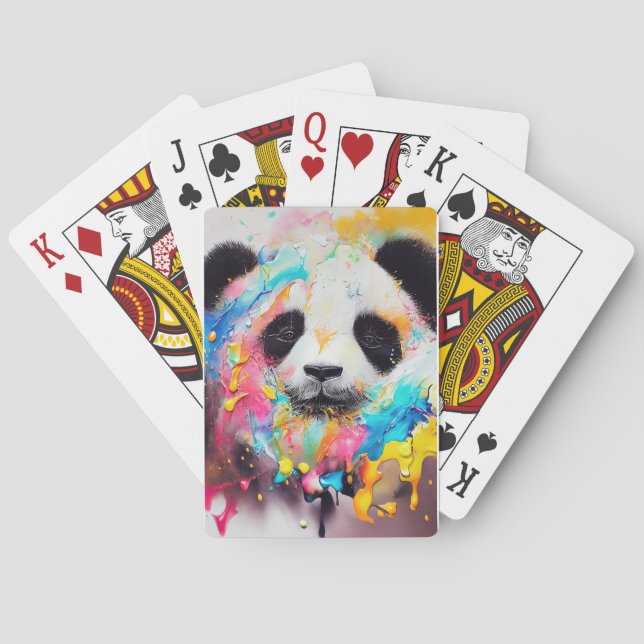 Baraja De Cartas Panda Bear Animal Discovery Adventure Nature (Reverso)