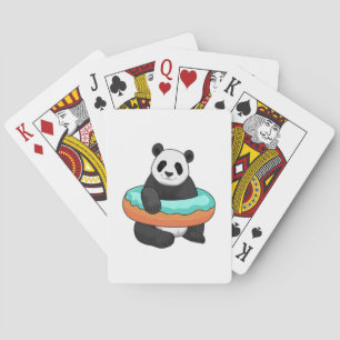 Baraja De Cartas Panda con Donut