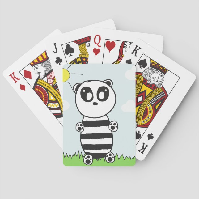 Baraja De Cartas Panda Niños   (Reverso)