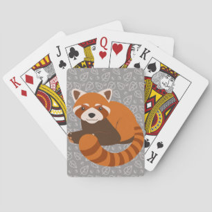 Baraja De Cartas Panda roja linda