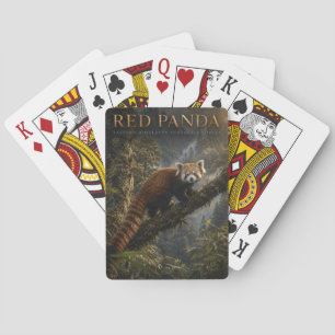 Baraja De Cartas Panda Rojo ANIMALES del Bosque Himalayo