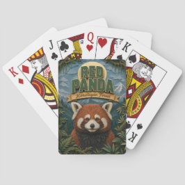 Baraja De Cartas Panda Rojo Bosque Himalayo POPCUT