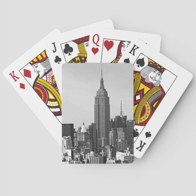 Baraja De Cartas Panorama de Nueva York (Reverso)