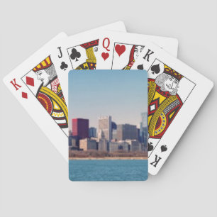 Baraja De Cartas Panorama del horizonte de Chicago