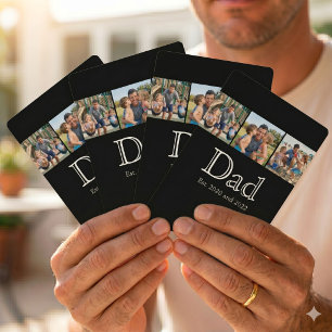 Baraja De Cartas Papá Est. Blanco Negrita Texto Mínimo 3 Fotos