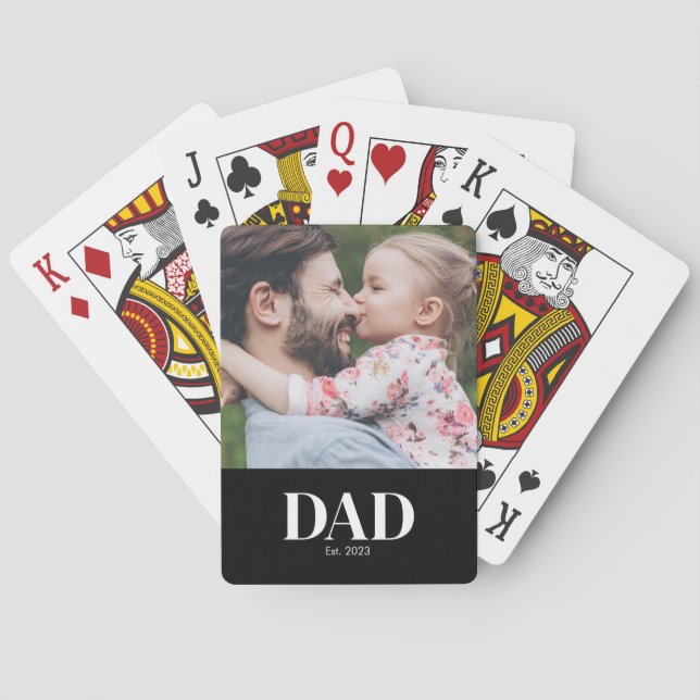 Baraja De Cartas  Papá Establecido Foto (Reverso)