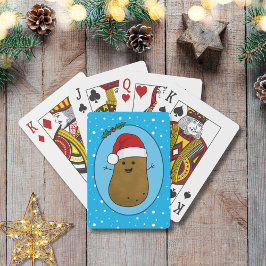 Baraja De Cartas Papa feliz Navidad