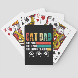 Baraja De Cartas Papá gato del Día del Padre