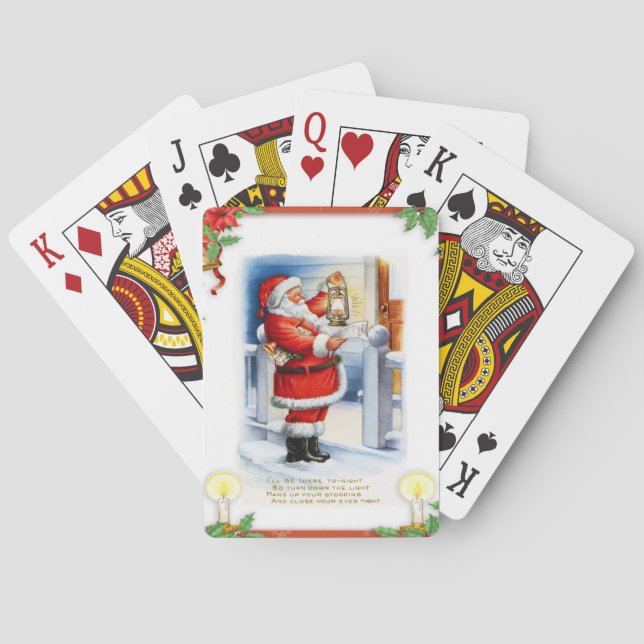 Baraja De Cartas Papá Noel (Reverso)
