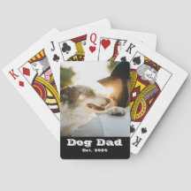 Papá Perro Establecido Foto Personalizada