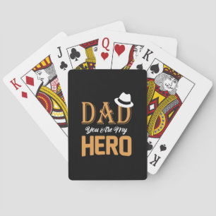 Baraja De Cartas Papá Regalo Papá Eres Mi Héroe