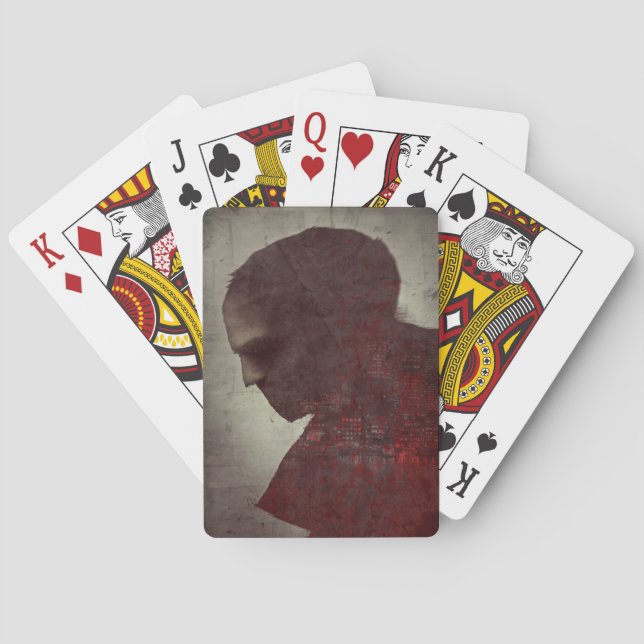 Baraja De Cartas Papel de brunch (Reverso)