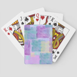 Baraja De Cartas Papel de carátula Pastel de fondo