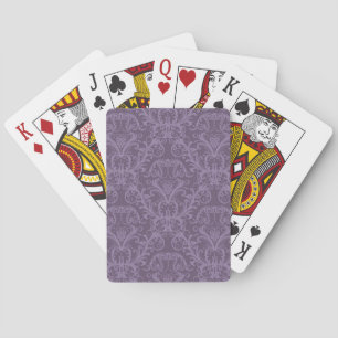 Baraja De Cartas Papel de fondo morado de lujo