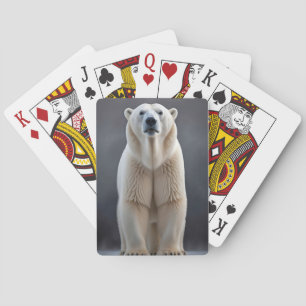 Baraja De Cartas Papel de fondo para la vida silvestre del oso pola