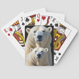 Baraja De Cartas Papel de fondo para la vida silvestre del oso pola