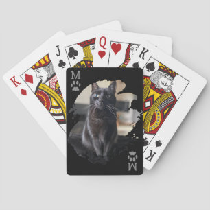 Baraja De Cartas Papel de fotografía de gato Imprimir tarjetas de r