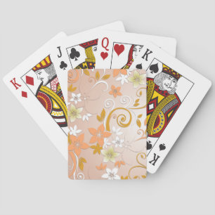 Baraja De Cartas Papel pintado de flores 8
