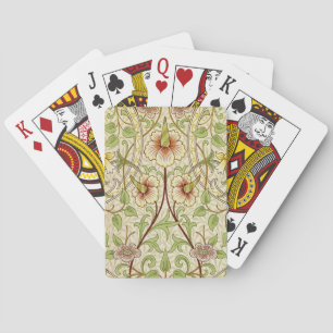 Baraja De Cartas Papel pintado de flores clásico Narciso de William