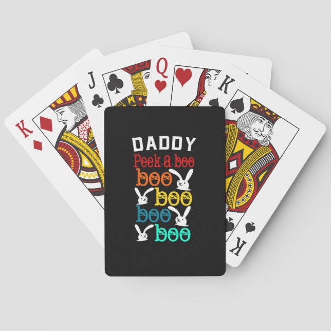 Baraja De Cartas Papi juego conejo para la Novedad masculina (Reverso)