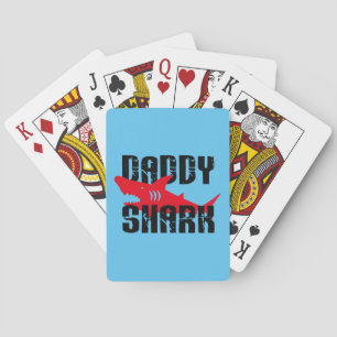 Baraja De Cartas Papi Tiburón vestido gráfico
