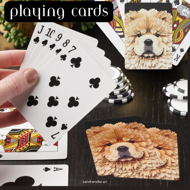 Baraja De Cartas PAPIER MIRAGE Red Chow (Subido por el creador)