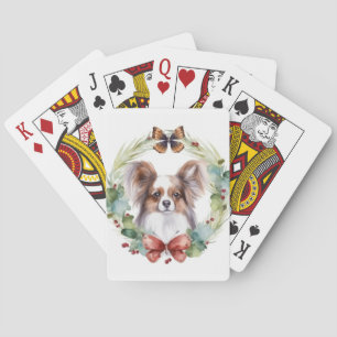 Baraja De Cartas Papillon Navidades Wreath Festimes Pup