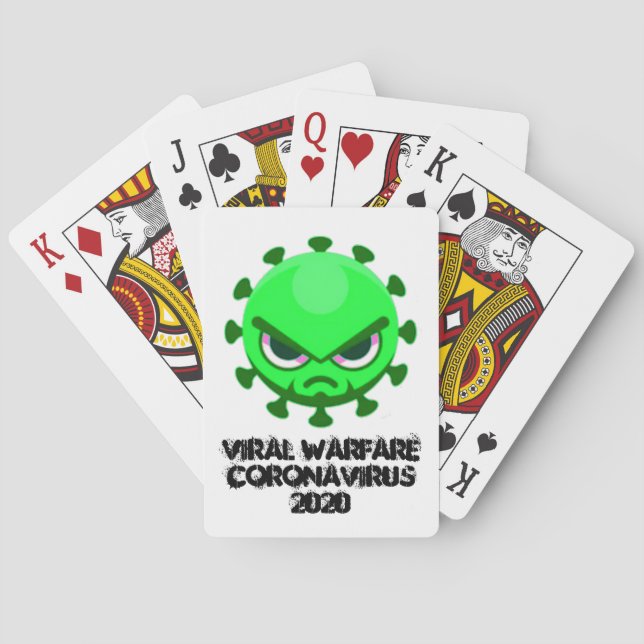 Baraja De Cartas Paquete de tarjetas de Viral Warfare Coronavirus 2 (Reverso)