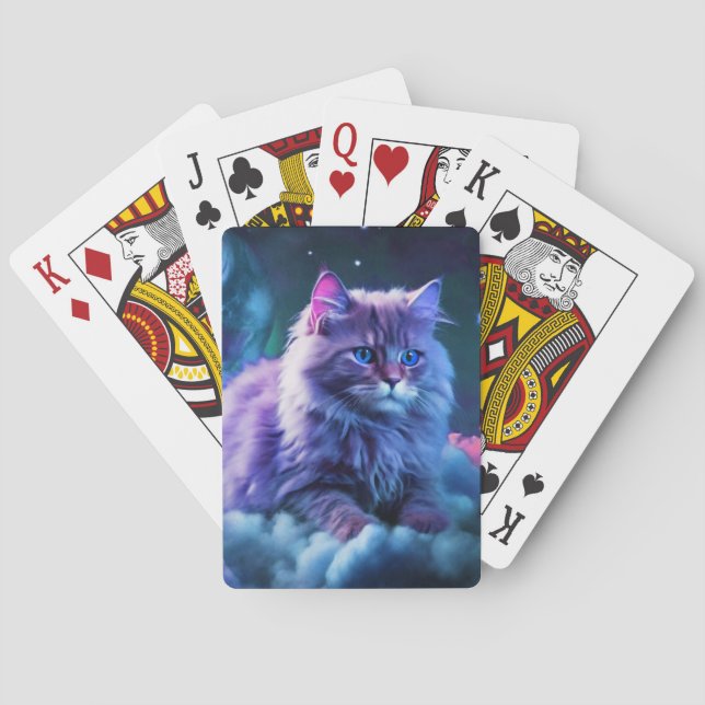 Baraja De Cartas Para el amante del gato: (Reverso)