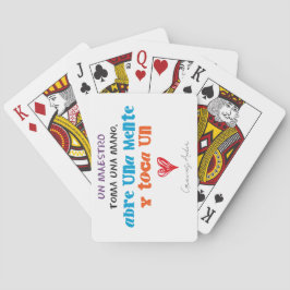 Baraja de cartas para profes