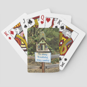 Baraja De Cartas Para Ser Joven, Mantente Útil, Funny Rótulo