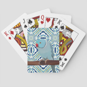 Baraja De Cartas Paracaídas azul indio