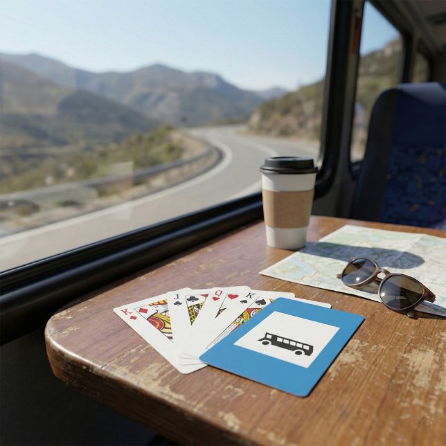 Baraja De Cartas Parada de autobuses de transporte público Rótulo T (Subido por el creador)