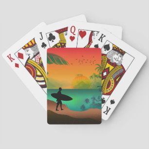 Baraja De Cartas Paraíso oceánico de verano