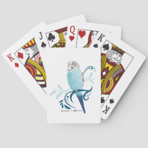 Baraja De Cartas Parakeet azul