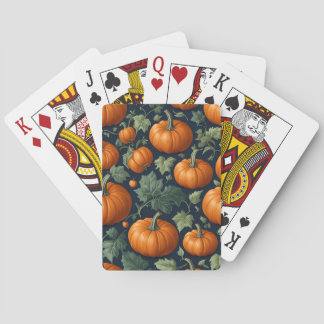 Baraja De Cartas Parche de calabaza Leafy