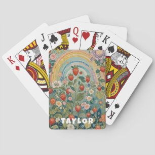 Baraja De Cartas Parche de fresa caprichoso