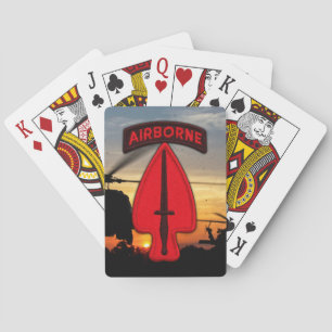 Baraja De Cartas Parche de Ops Especiales de USASOC para Ejército L