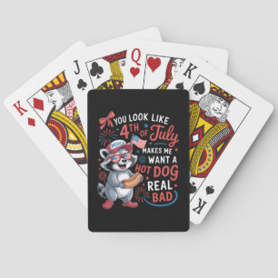 Baraja De Cartas Parece Que El 4 De Julio Me Hace Querer Un Calor