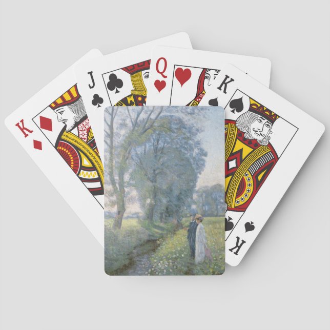 Baraja De Cartas Pareja comprometida (Boda y matrimonio) (compromis (Reverso)