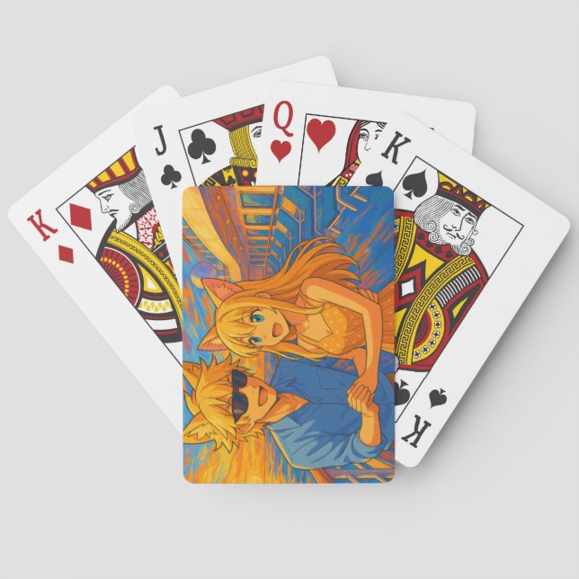 Baraja De Cartas Pareja Cruisin (Reverso)