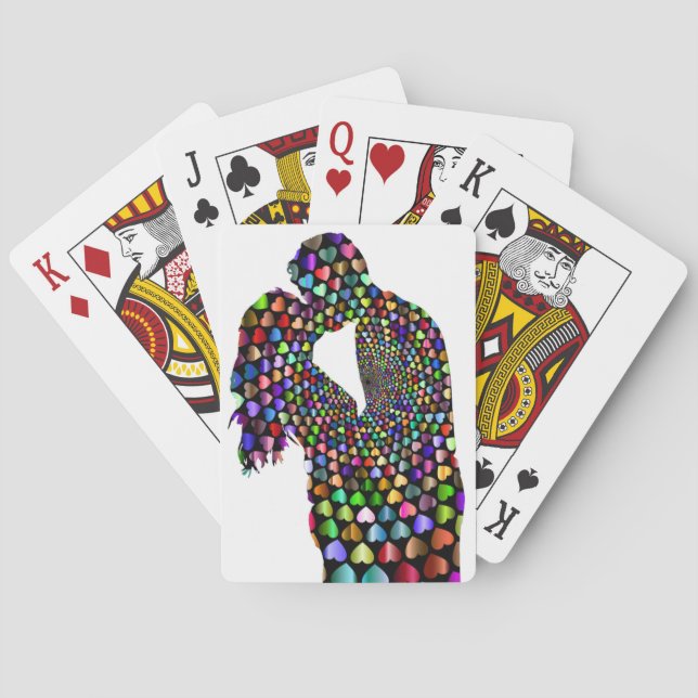 BARAJA DE CARTAS PAREJA DE KISSING (Reverso)
